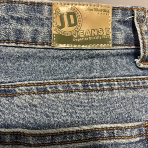 Jeans D Graphic Denim 11 Juniors MGY Y2K Revival Streetwear Statement Boot Cut - Picture 10 of 10